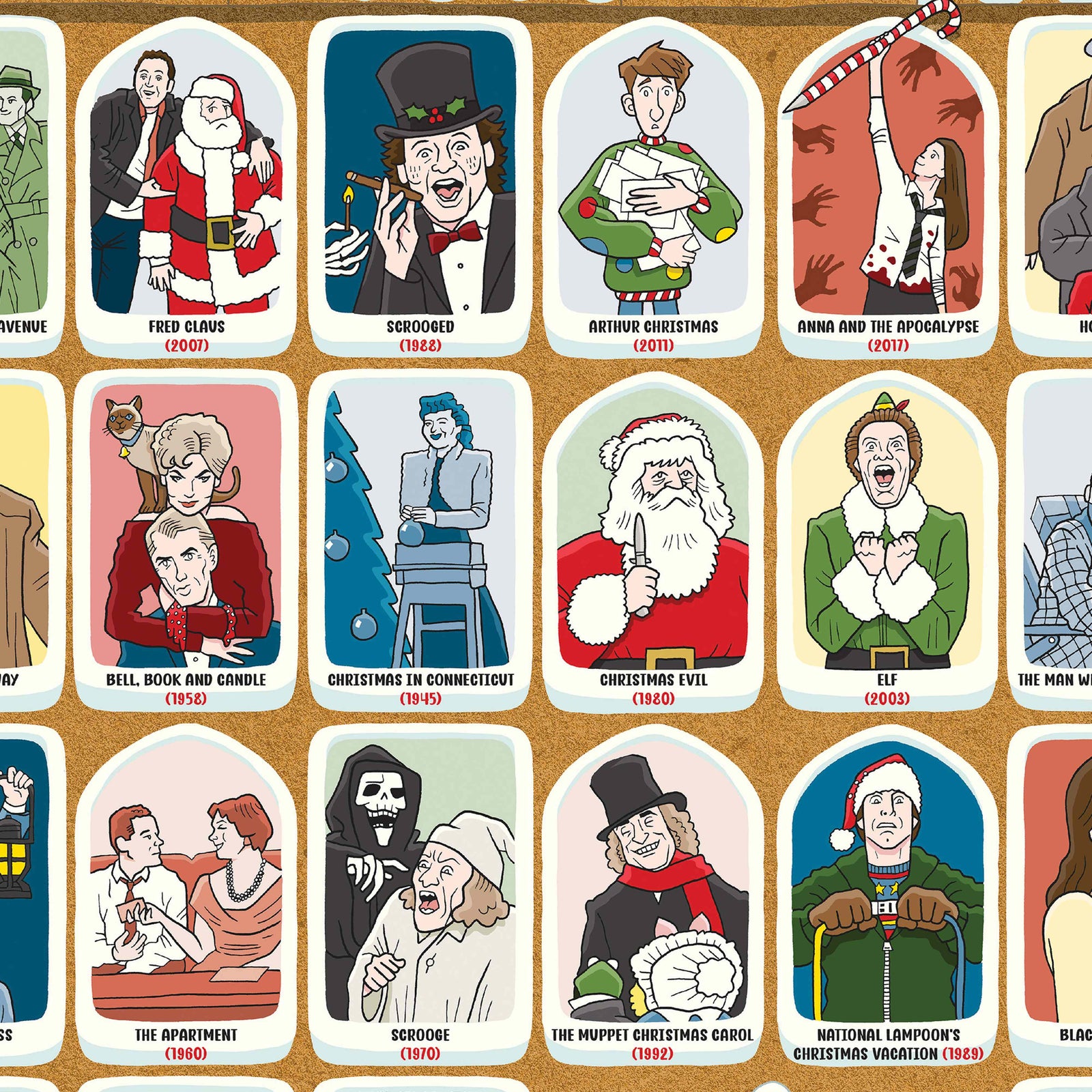 Ridley’s 50 Must-Watch Christmas Movies Bucket List Puzzle