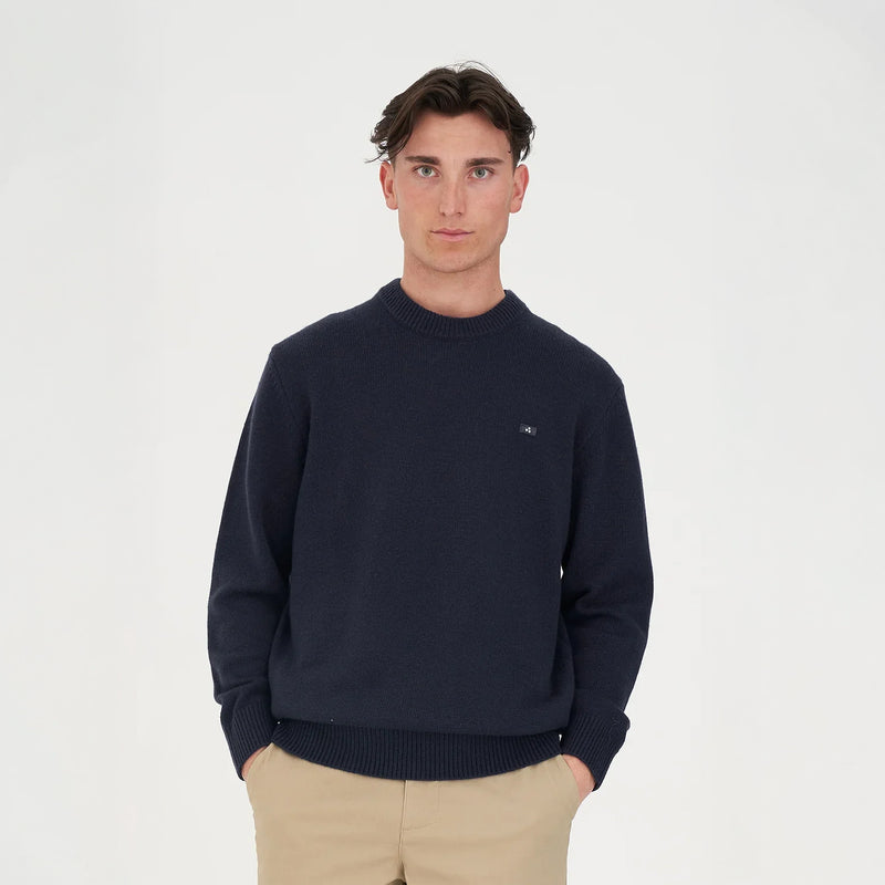 Classic Knit Crew/ 3ball - Navy