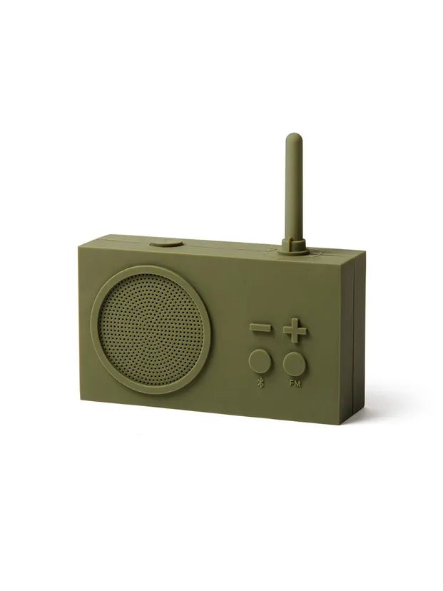Tykho 3 BT/FM Radio/Spkr - Khaki