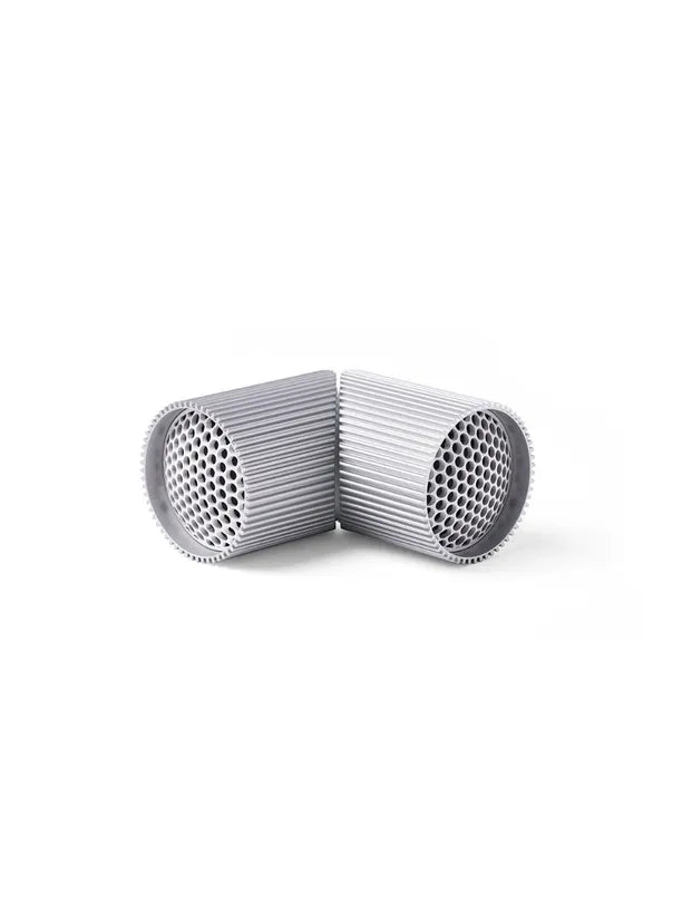 Ray-Set of Magnetic B/T Speakers - Raw Aluminium