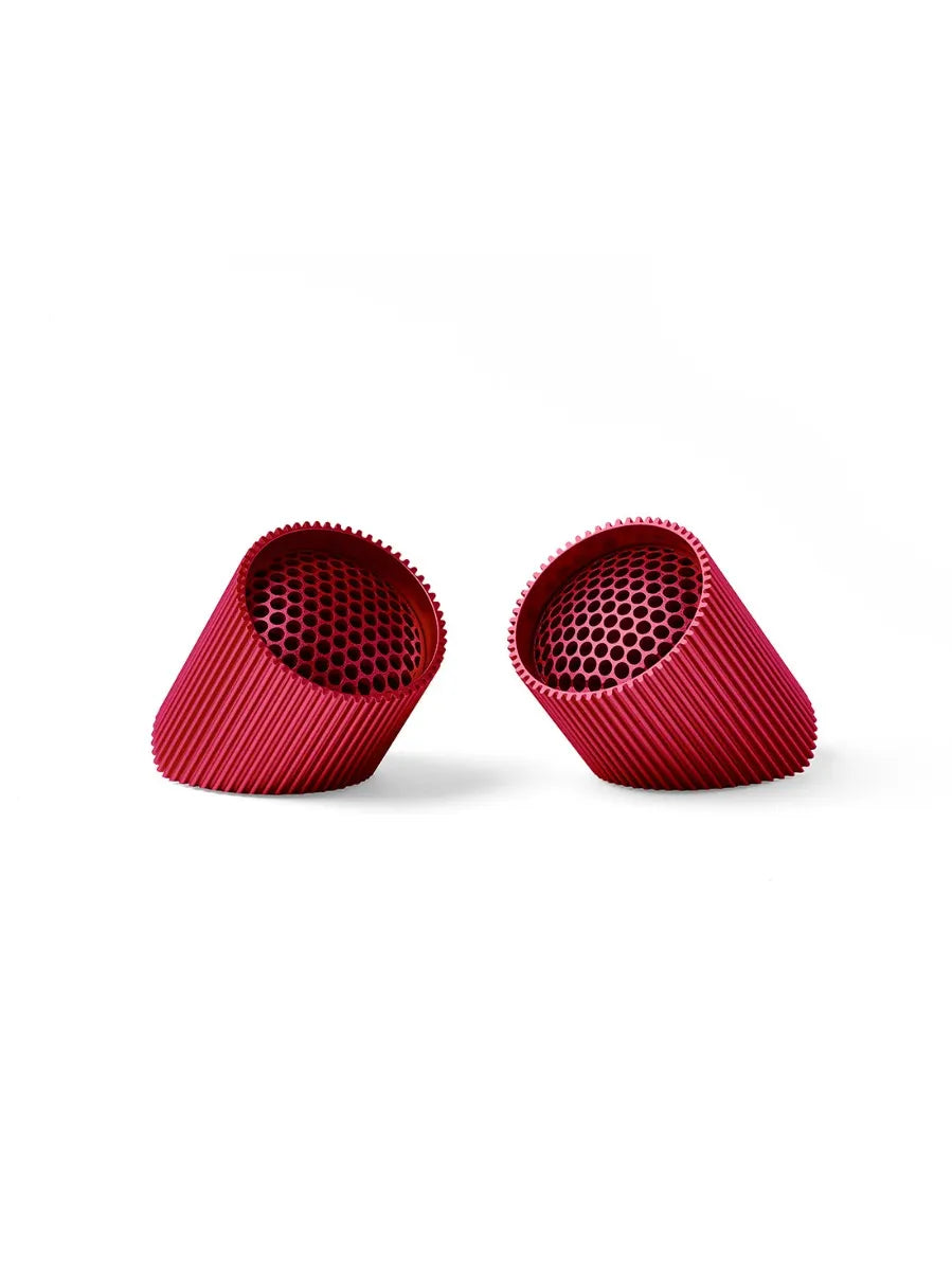 Ray-Set of Magnetic B/T Speakers - Dark Red