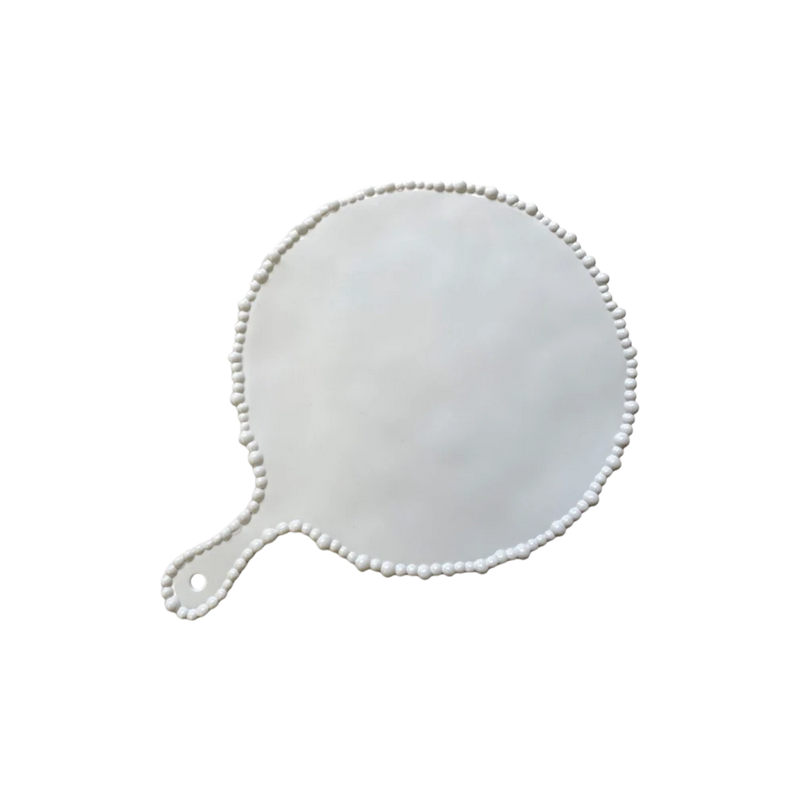 Melamine Pearl Platter Handle Round