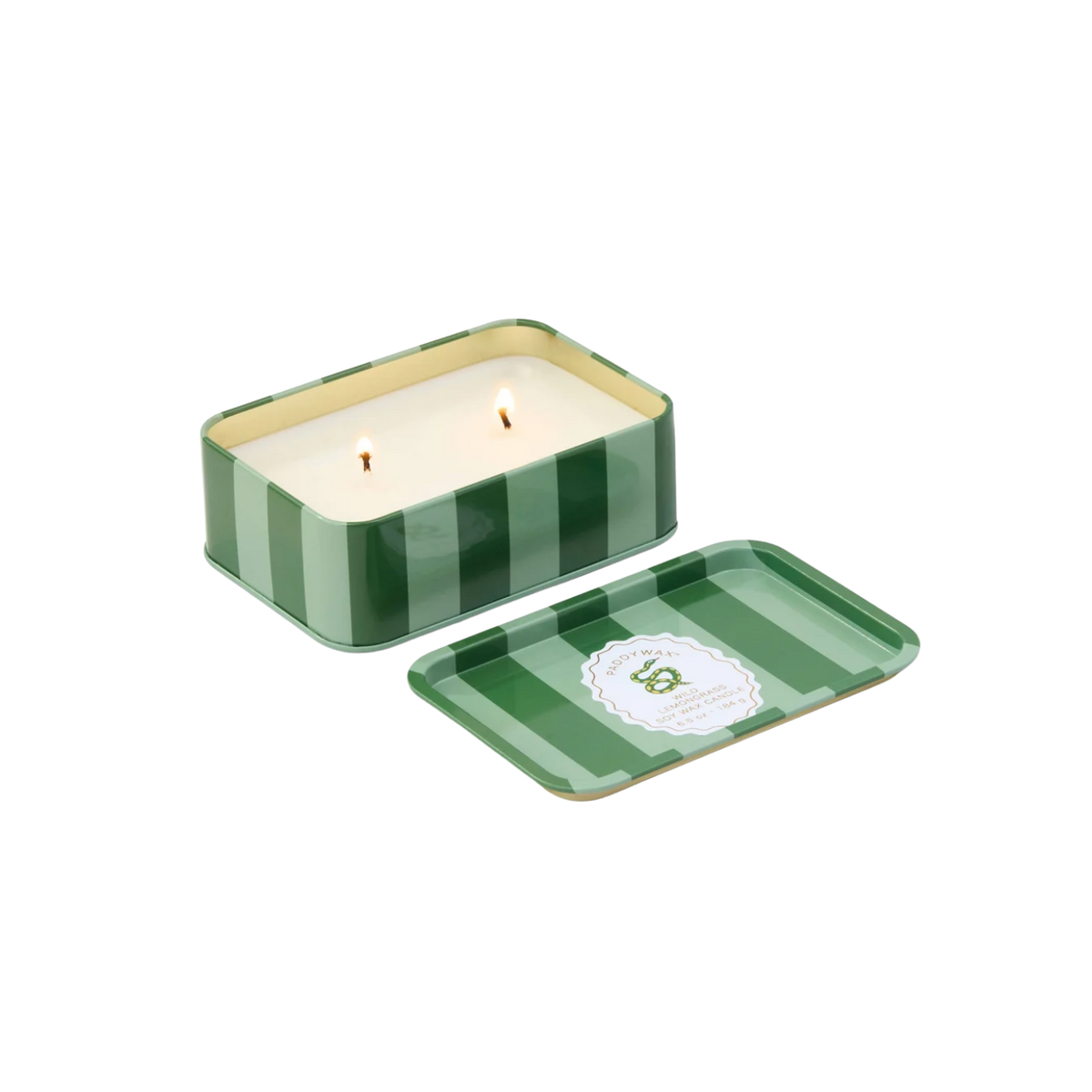 A Dopo Snake Tin Candle - Wild Lemongrass 184g