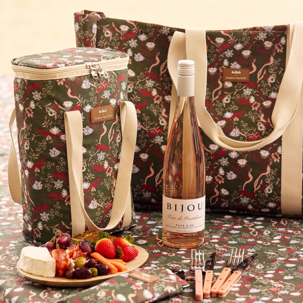 Kollab x Karen Walker Whimsy Floral Picnic Bag