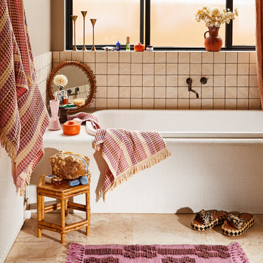 KANTI WAFFLE TOWEL - POSY