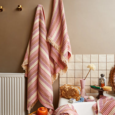 KANTI WAFFLE TOWEL - POSY