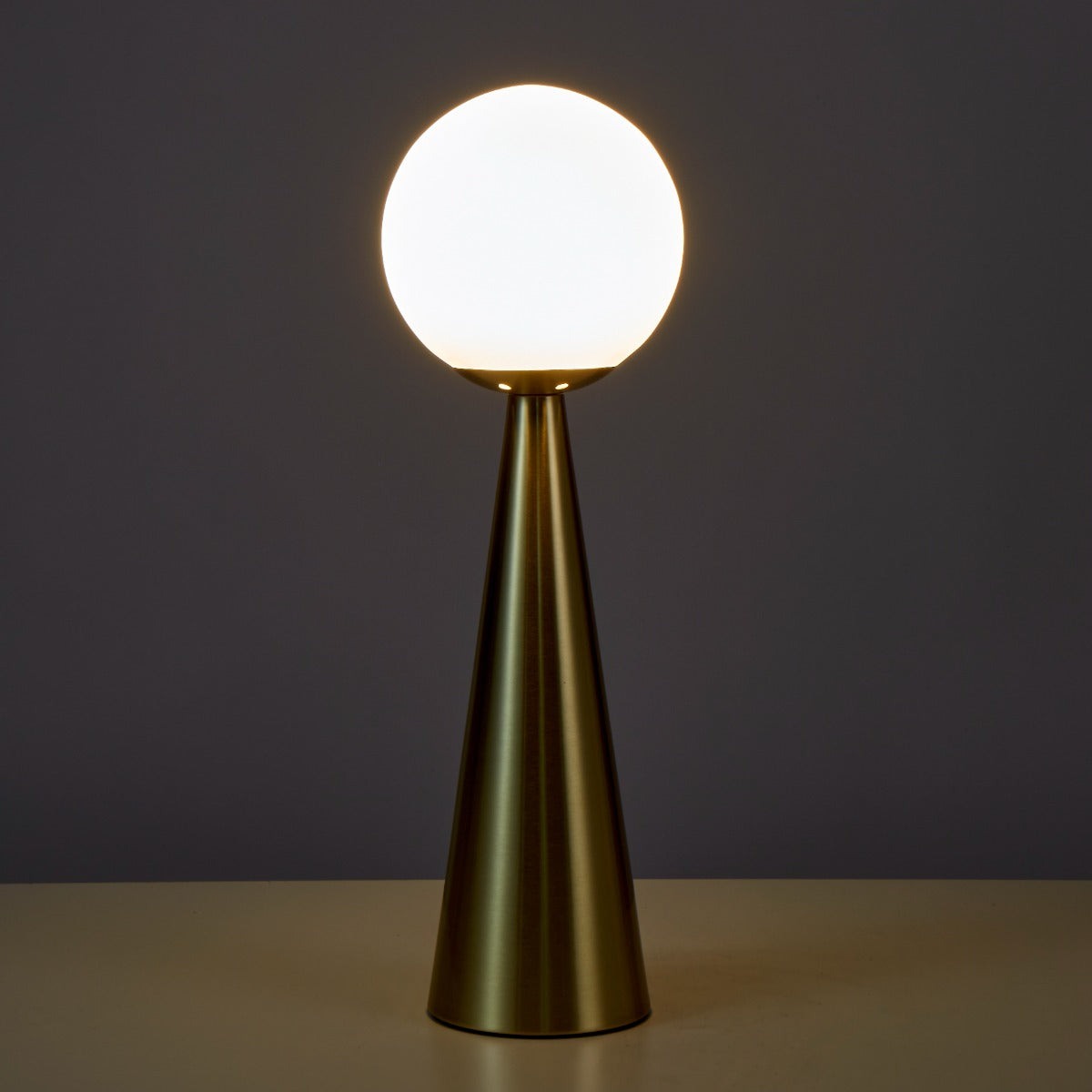 Amalfi Orion Table Lamp Gold/White
