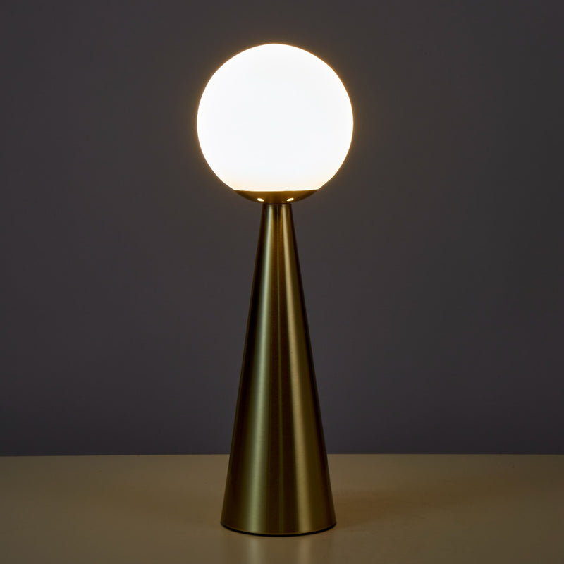 Amalfi Orion Table Lamp Gold/White