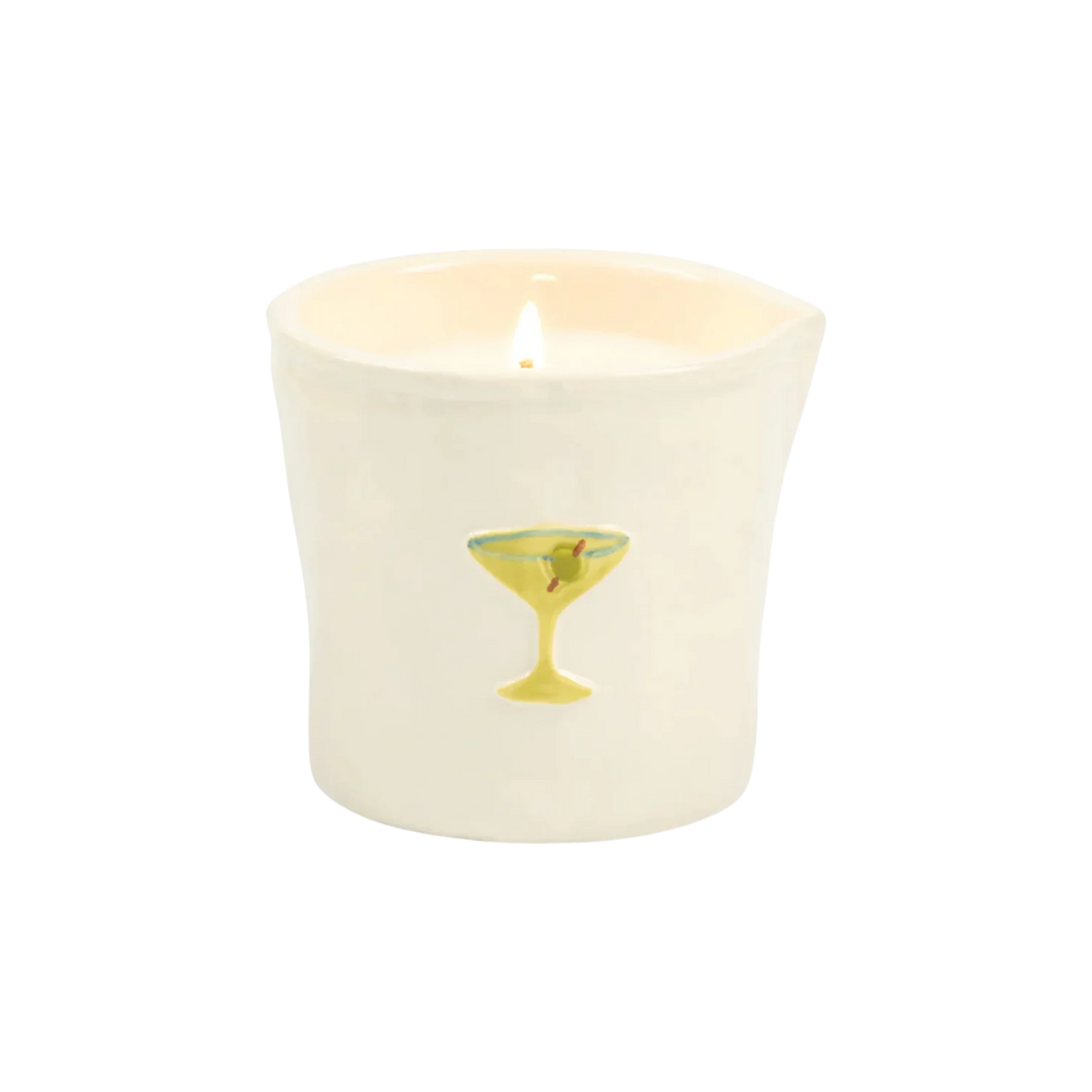Bistro Ceramic Candle - Martini 226g