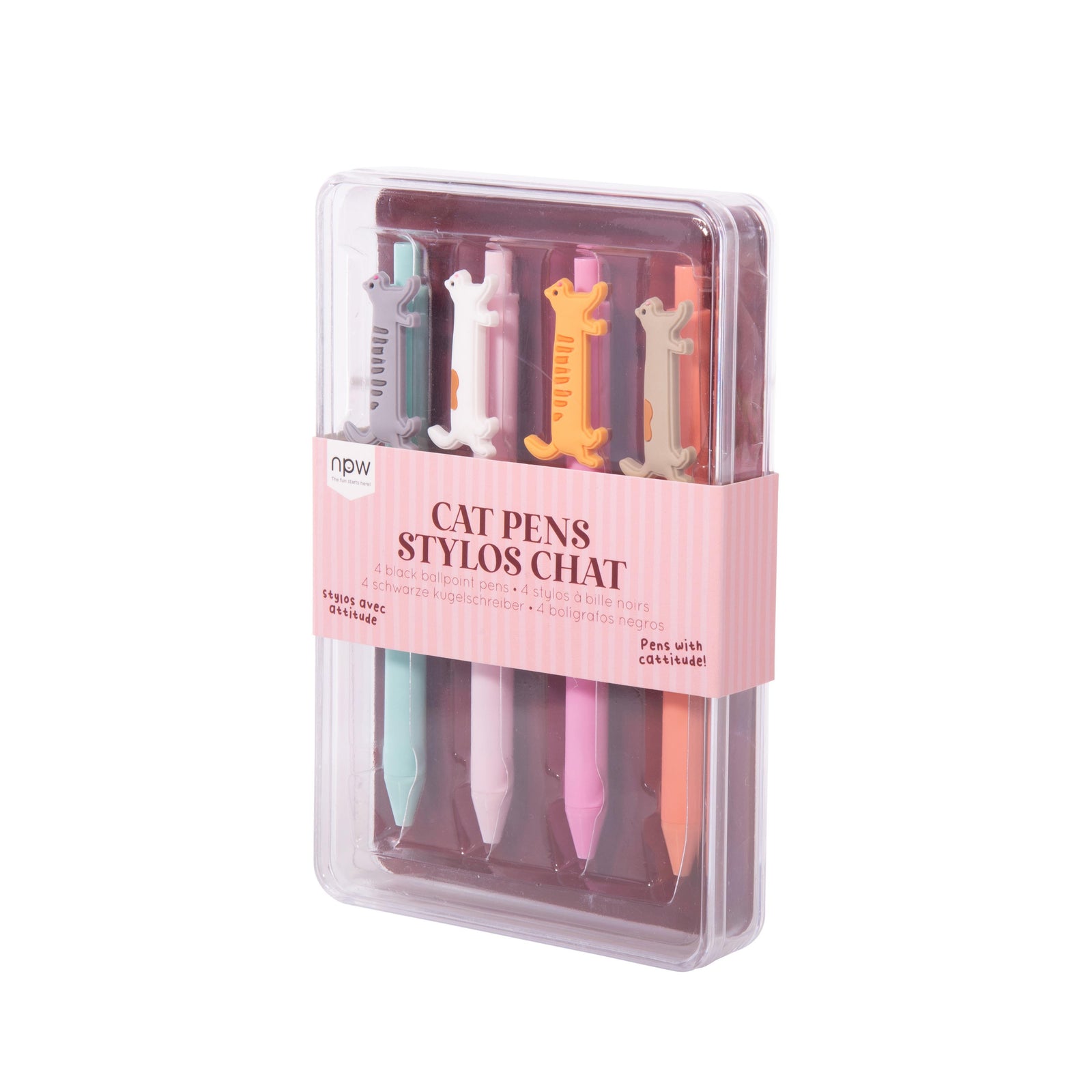 Cat Icon Pens - Set of 4