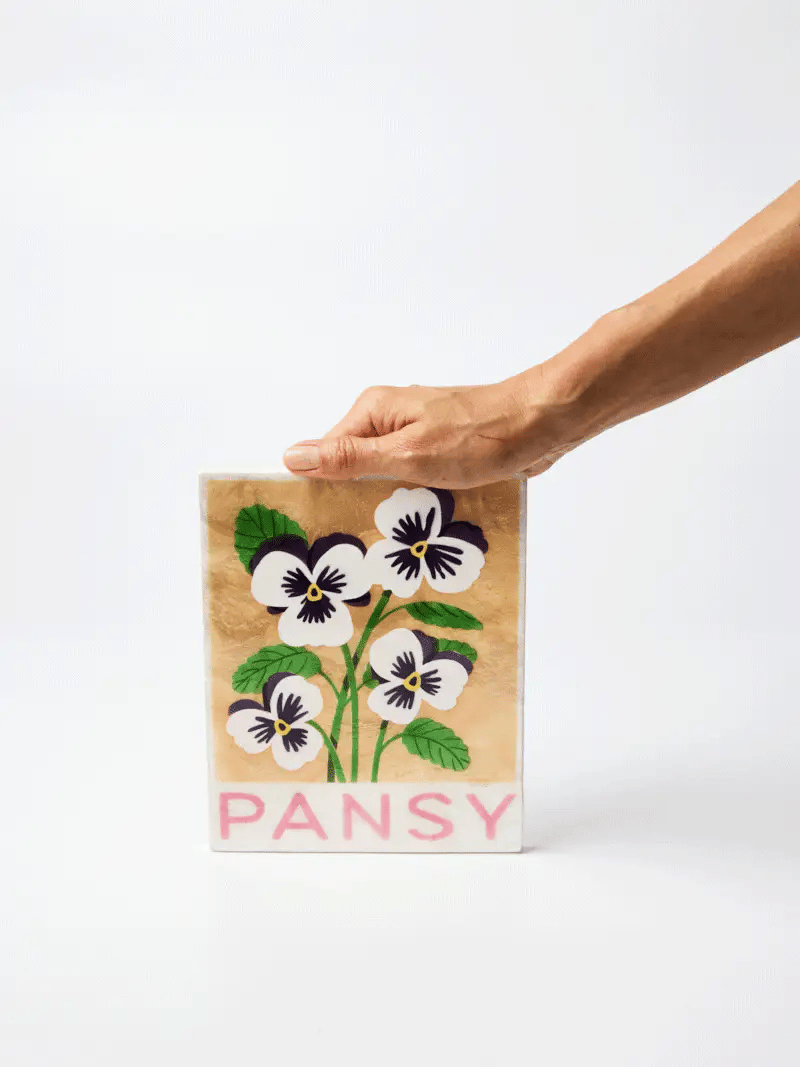 Market Wall Art Pansy