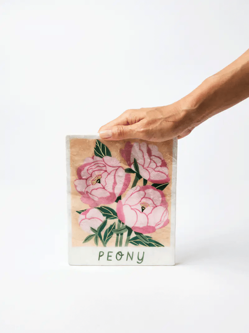 Market Wall Art Peony