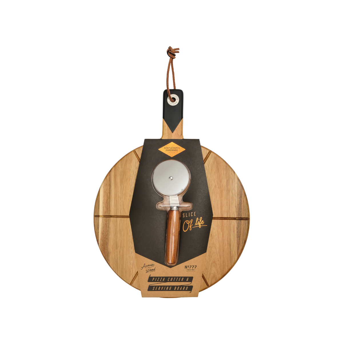 Pizza Cutter & Serving Board