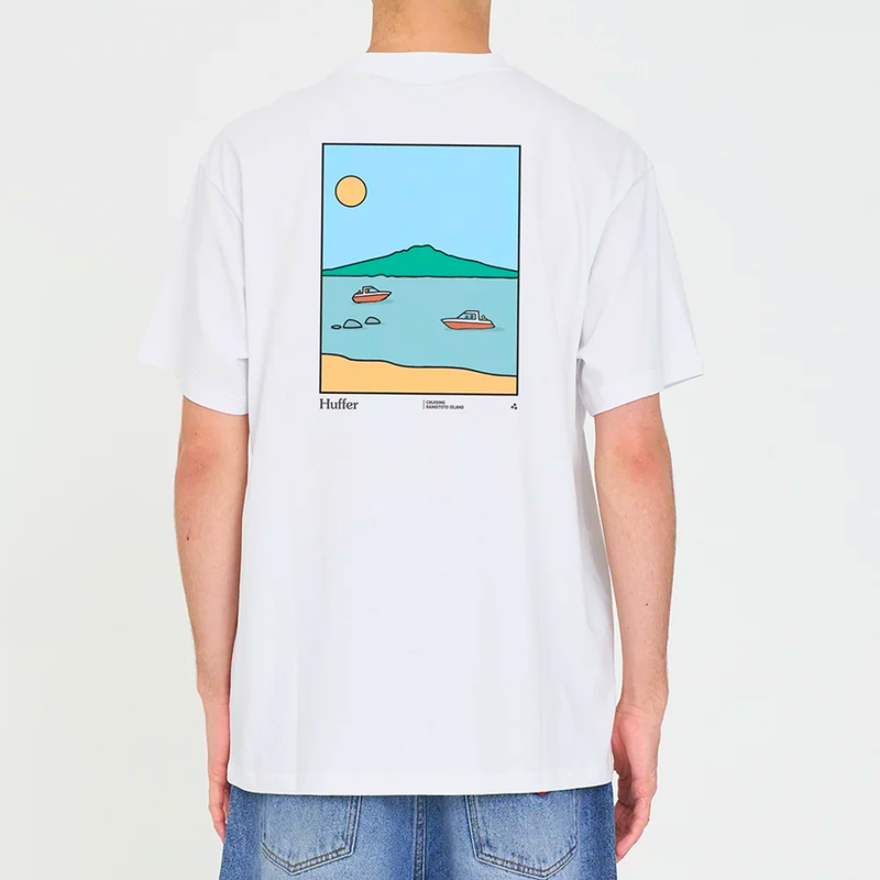 Sup Tee 190/Rangitoto - White