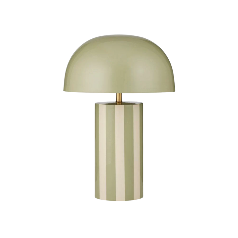 Raya Metal Lamp - Sage/Ivory