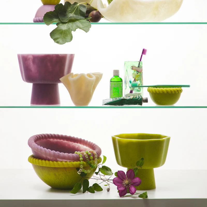 Joy Pedestal Bowl - Anise