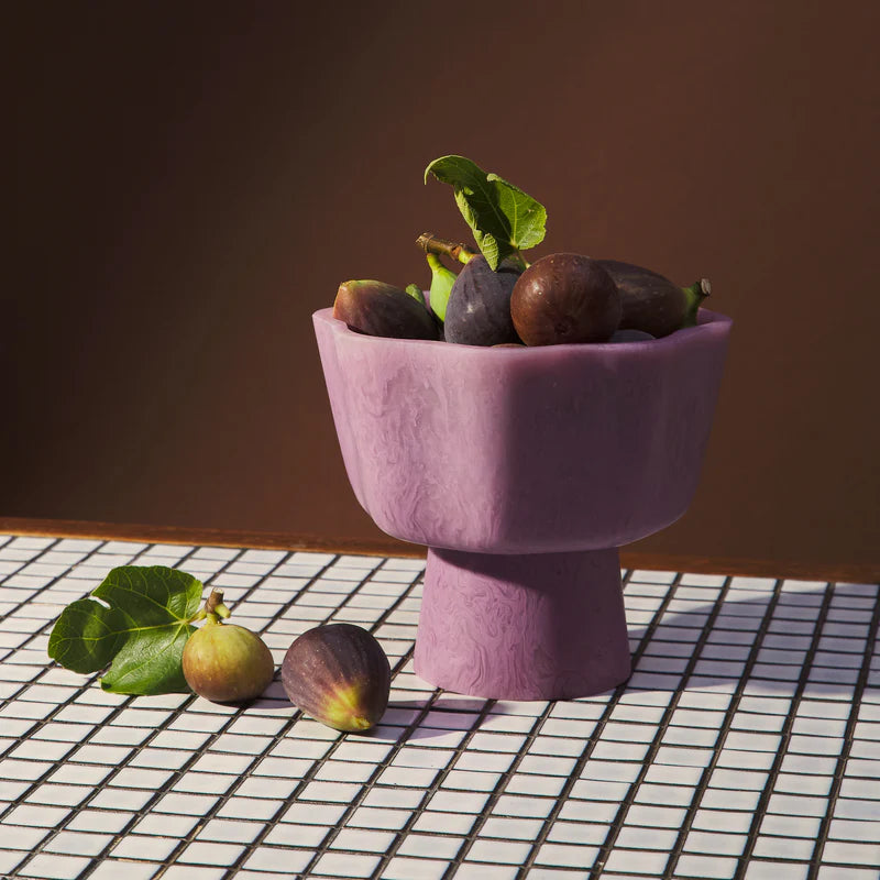 Joy Pedestal Bowl - Orchid