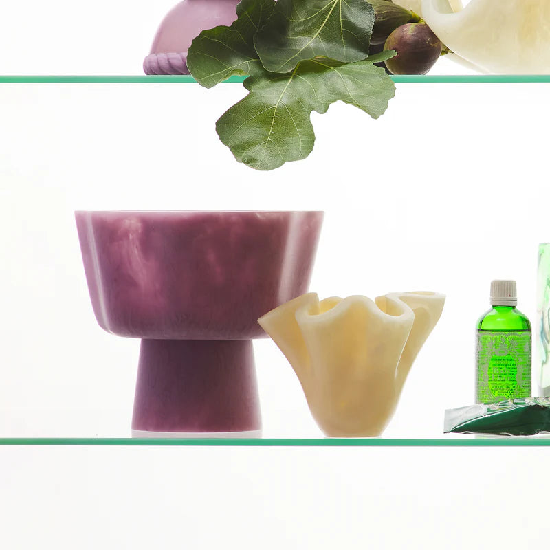Joy Pedestal Bowl - Orchid