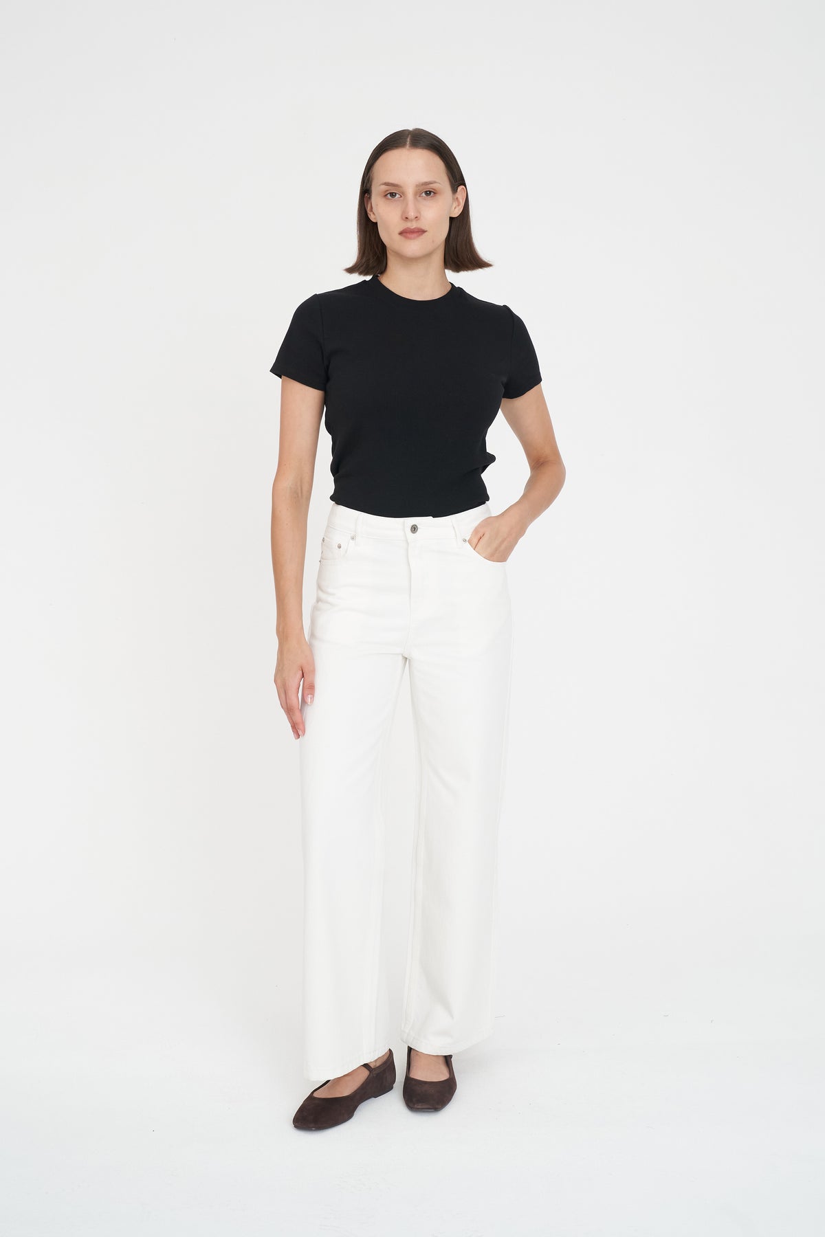 Straight Talker Jean - White