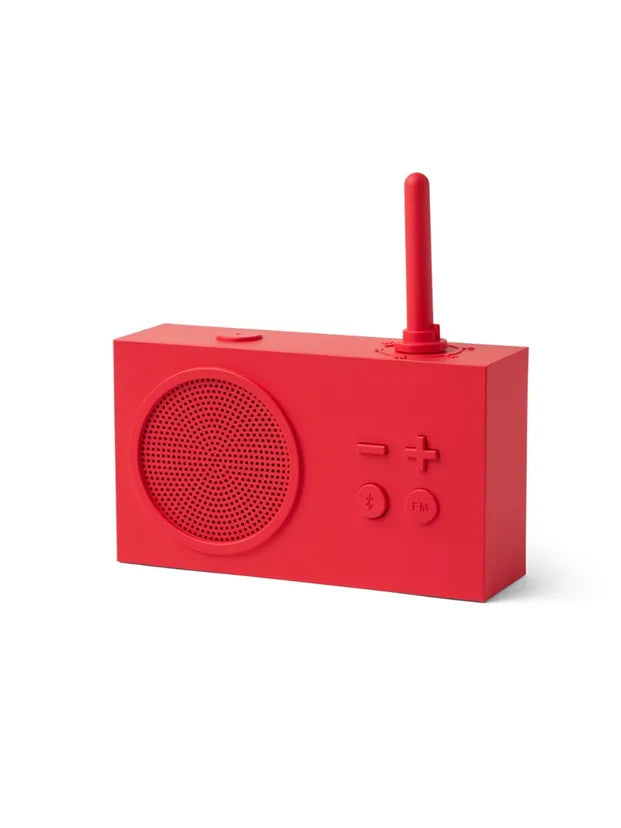 Tykho 3 BT/FM Radio/Spkr - Red