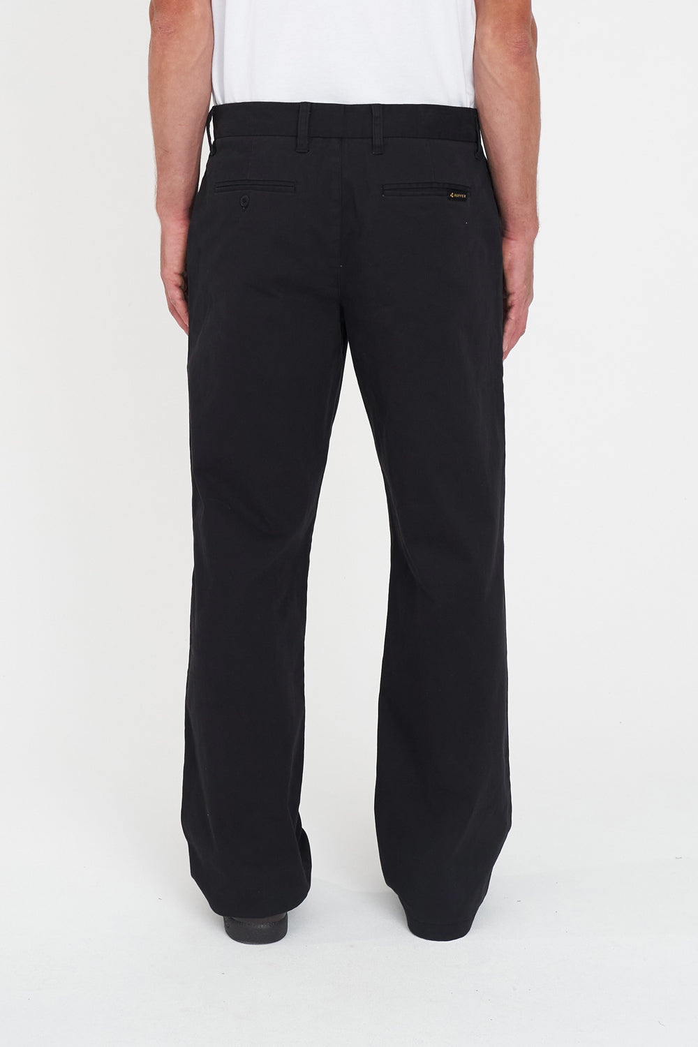 Wide Fit Chino Pant - Black