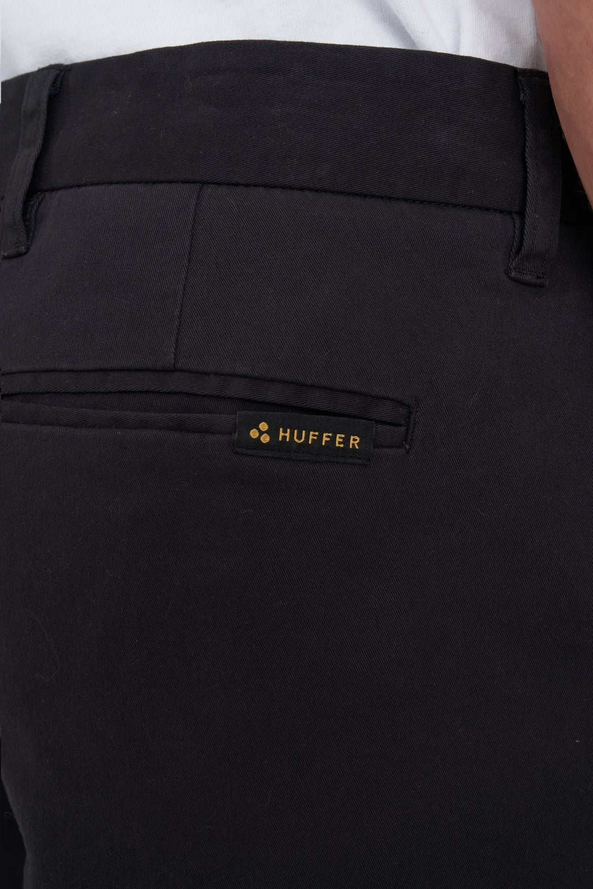 Wide Fit Chino Pant - Black